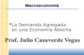Macroeconomía  La Demanda Agregada en una Economía Abierta.