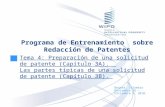Bogotá, Colombia Noviembre 29 – Diciembre 3, 2010. Programa de Entrenamiento sobre Redacción de Patentes Tema 4: Preparación de una solicitud de patente.