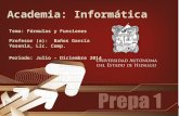 Academia: Informática Tema: Fórmulas y Funciones Profesor (a): Baños García Yesenia, Lic. Comp. Periodo: Julio – Diciembre 2014.