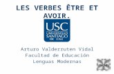 Arturo Valderruten Vidal Facultad de Educación Lenguas Modernas.