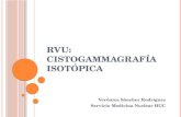 RVU. Cistogammagrafía isotópica
