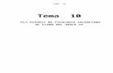 10 - Tema 10: Els estudis de filologia valenciana al llarg del segle XX