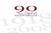 Declaració Valencianista - Llibret commemoratiu ACV Tirant lo Blanc