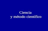 Ciencia y método científico. 1.- Método Científico 2.- Diseño Experimental.