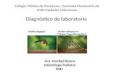 Colegio Médico de Honduras / Sociedad Hondureña de Enfermedades Infecciosas Diagnóstico de laboratorio Dra. Maribel Rivera Infectóloga Pediatra SHEI.