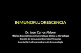 INMUNOFLUORESCENCIA Dr. Juan Carlos Aldave Médico Especialista en Inmunología Clínica y Alergología Comité de Inmunodeficiencias Primarias Asociación Latinoamericana.