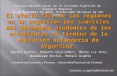 Héctor Gertel, Roberto Giuliodori, María Luz Vera, Guadalupe Bastos, Manuel Gigena Primera Reunión Anual de la Sociedad Argentina de Economía Regional.