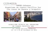 PMPMS-Urbanos Organismo de Cuenca Pacífico Sur Los casos de Oaxaca y Acapulco 2o. Taller Nacional PRONACOSE 24, 25 y 26 de noviembre de 2014 DIRECCIÓN.