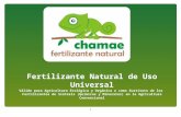 1 Fertilizante Natural de Uso Universal Válido para Agricultura Ecológica y Orgánica o como Sustituto de los Fertilizantes de Síntesis (Químicos y Minerales)