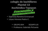 Colegio de bachilleres Plantel 13 Xochimilco Tepepan Espinosa Ramírez Emmanuel López Moreno Pedro C. GRUPO:304 EQUIPO:25 Profesora: Gabriela Pichardo.