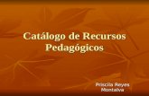 Catálogo de Recursos Pedagógicos Priscila Reyes Montalva.
