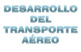 CONCEPTO DEL TRANSPORTE AÉREO Término aplicado a la ciencia y práctica del vuelo de las aeronaves. Se considera transporte aéreo a toda actividad cuyo.