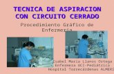 TECNICA DE ASPIRACION CON CIRCUITO CERRADO Isabel María Llanos Ortega Enfermera UCI-Pediátrica Hospital Torrecárdenas ALMERIA Procedimiento Gráfico de.