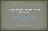 Departamento Académico de Ciencias Ing. Miguel RAMIREZ GUZMAN 1.