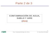 Tema : Contaminación del Agua, Aire y Tierra Dr. Omar Romero Hernández 1/1/ CONTAMINACIÓN DE AGUA, SUELO Y AIRE (Aire) Parte 2 de 3.