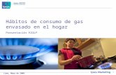 © 2009 Ipsos APOYO 1 Hábitos de consumo de gas envasado en el hogar Presentación AIGLP Lima, Mayo de 2009 Pegar imagen.