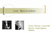 Los Novísimos Sara Balsa Lourido Boris Rodríguez Gómez.