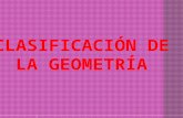 La geometría, del griego geo (tierra) y metrón (medida), es una rama de la matemática que se ocupa de las propiedades de las figuras geométricas en el.