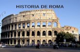 HISTORIA DE ROMA. Ubicación Espacial de Roma En la Península Itálica, en el centro del Mediterráneo. Su territorio está recorrida por la cadena montañosa.