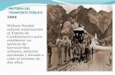HISTORIA DEL TRANPORTE PÚBLICO 1884 William Randal solicitó autorización al Estado de Cundinamarca para establecer un servicio de ferrocarriles urbanos,