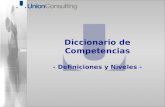 Diccionario de Competencias - Definiciones y Niveles -
