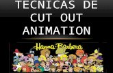 TECNICAS DE CUT OUT ANIMATION. ¿QUÉ ES? Esta técnica de animación consiste en la utilización de figuras recortadas. Los cuerpos de los personajes se construyen.