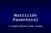 Nutrición Parenteral L.N Angela Dahiana Vargas Valadez.