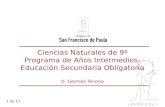 1 de 17 Ciencias Naturales de 9º Programa de Años Intermedios- Educación Secundaria Obligatoria D. Germán Tenorio.