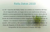 Rally Dakar 2010 La 31 ª marcha del Rally Dakar se celebra en América del Sur. Es el segundo año, en lugar de la ruta tradicional africana, debido a preocupaciones.
