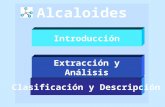 Alcaloides Introducción Clasificación y Descripción Extracción y Análisis.