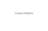 Lengua Búlgara
