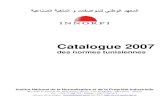 Catalogue Des Normes Tunisiennes 2007