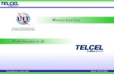 Telcel 14-05-2001 Presentado por: Carlos Perez W ireless l ocal l oop R edes b asadas en ip.