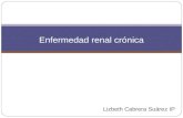 Lizbeth Cabrera Suárez IP Enfermedad renal crónica.