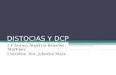 DISTOCIAS Y DCP I.P Norma Angélica Rebollar Martínez Coordina: Dra. Johanna Maya.
