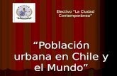 Electivo La Ciudad Contemporánea Población urbana en Chile y el Mundo.