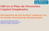 Jose Alberto Martinez Perez Miembro Comisión Control Plan de Pensiones Cajasol Empleados ISR en el Plan de Pensiones CajaSol Empleados Perspectiva de los.