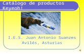 Catálogo de productos Keyeoh! I.E.S. Juan Antonio Suanzes Avilés, Asturias.