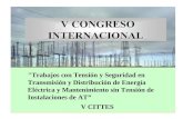 "Trabajos con Tensión y Seguridad en Transmisión y Distribución de Energía Eléctrica y Mantenimiento sin Tensión de Instalaciones de AT V CITTES.
