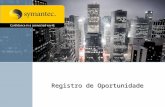 Registro de Oportunidade. Confidencial 2 Novo Sistema de “Registro de Oportunidades” –Programa Mundial de Mapeamento Integrado –Controle via web –Estabelece.