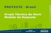 PROTESTE - Brasil Grupo Técnico do Novo Modelo de Reajuste.