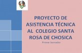 ASOCIACIÓN DE EX ALUMNOS DEL COLEGIO SANTA ROSA DE CHOSICA - Proyecto de asistencia técnica 1.