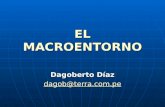 EL MACROENTORNO Dagoberto Díaz dagob@terra.com.pe.