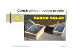 Presentación taller horno solar