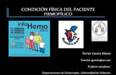Condición física paciente hemofilico. D. Xavier Garcia. INFOHEMO 2012. 25.10.12