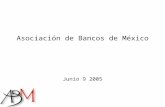 Asociación de Bancos de México Junio 9 2005. Agenda Entorno Macroeconómico Actividad Financiera a Abril 2005 Bancarización.