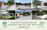 Caja de Compensación Familiar del Sur del Tolima CAFASUR.