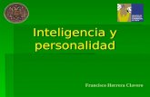 Francisco Herrera Clavero Inteligencia y personalidad