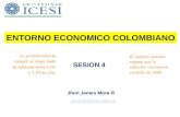 SESION 4 ENTORNO ECONOMICO COLOMBIANO Jhon James Mora R jjmora@icesi.edu.co.