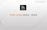 PRE venta 2013 - 2014. Lista de Precios 2014 (Vigente a partir de enero 2014) Lista de Precios 2014 .